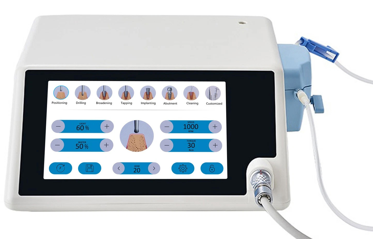 Dental Implant Motor Implant System PLH-VM1 with 20:1 Contra Angle Handpiece